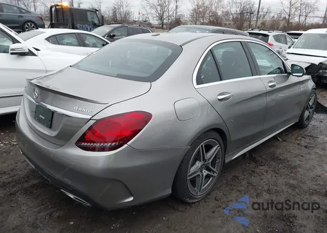 2020 Mercedes-Benz C 300 4Matic из США, поврежденный, VIN 55SWF8EB7LU329266